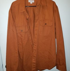 J. Crew Wallace and Barnes brownish button up